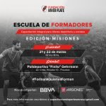 La Fundación River Plate brindará en Misiones la capacitación Escuela de Formadores