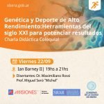 Charla: Genética y Deporte de Alto Rendimiento