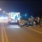 Motociclista fue embestida por un hombre de nacionalidad brasilera sobre la Ruta Nacional 14