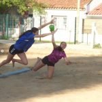 Delfina Chauvet entrenó con la Preselección Argentina de Beach-Handball