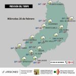 Pronóstico del tiempo para el miércoles 28 y los próximos días