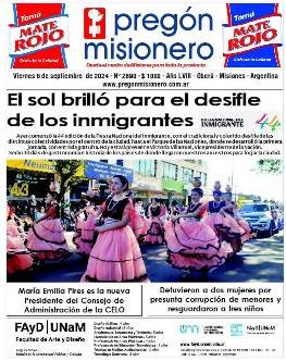 Tapa semanario Pregón Misionero 6/9/2024