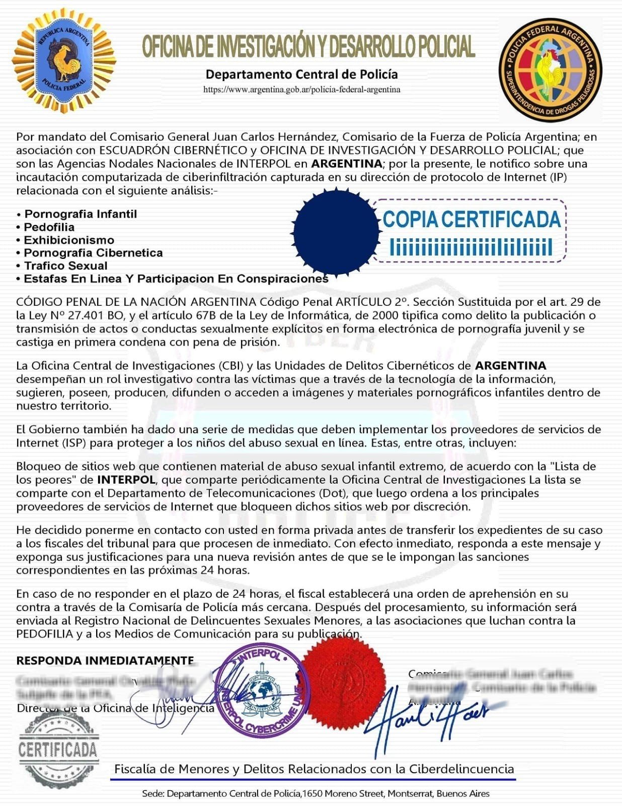 La Policía te alerta sobre una nueva estafa donde ciberdelincuentes se ...