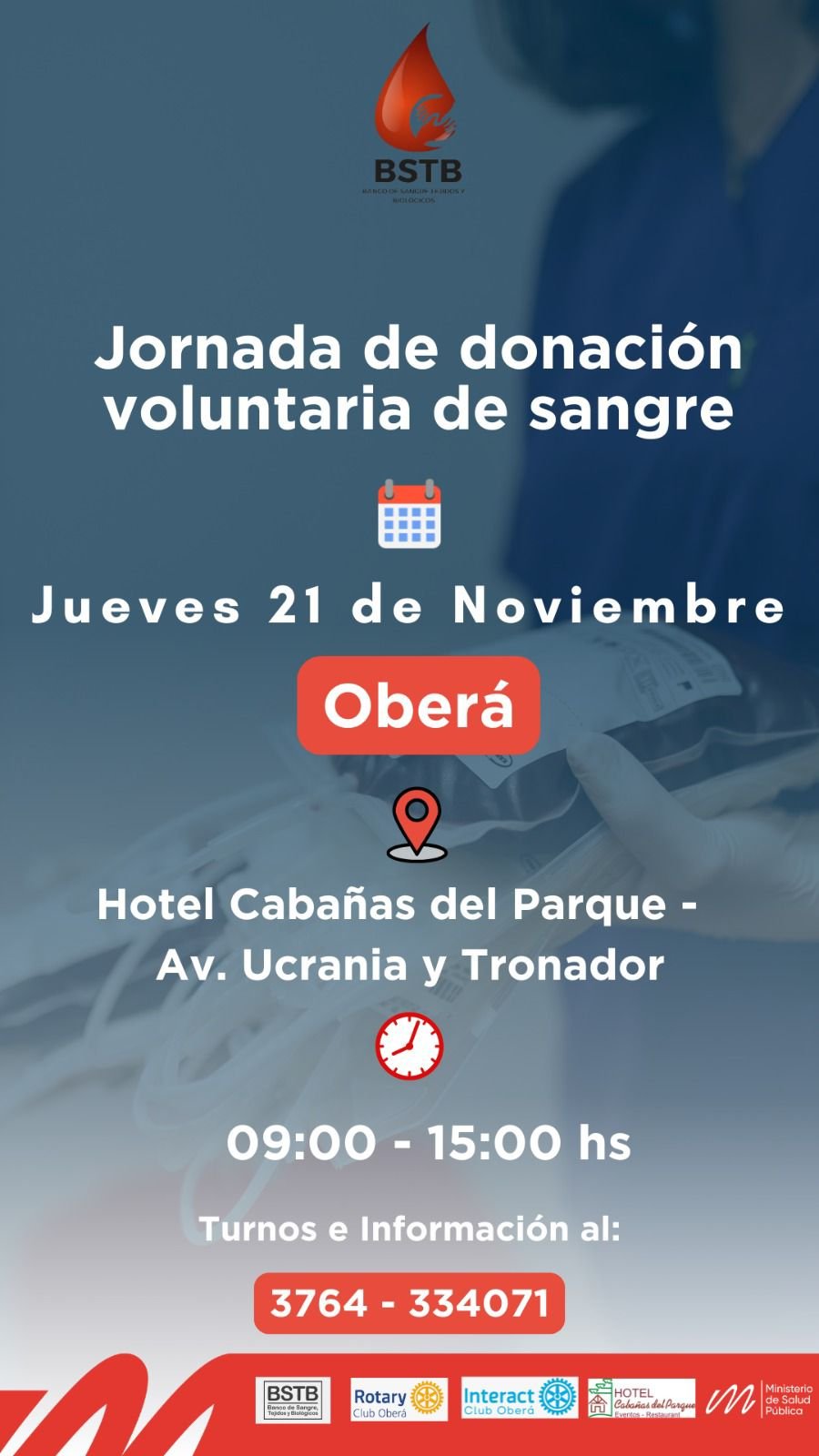 Invitación a la Jornada de Donación de Sangre en Oberá imagen-7