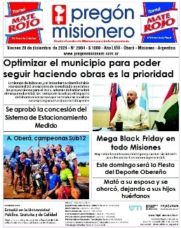 Tapa semanario Pregón Misionero 20/12/2024