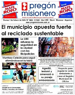 Tapa semanario Pregón Misionero 7/2/2025