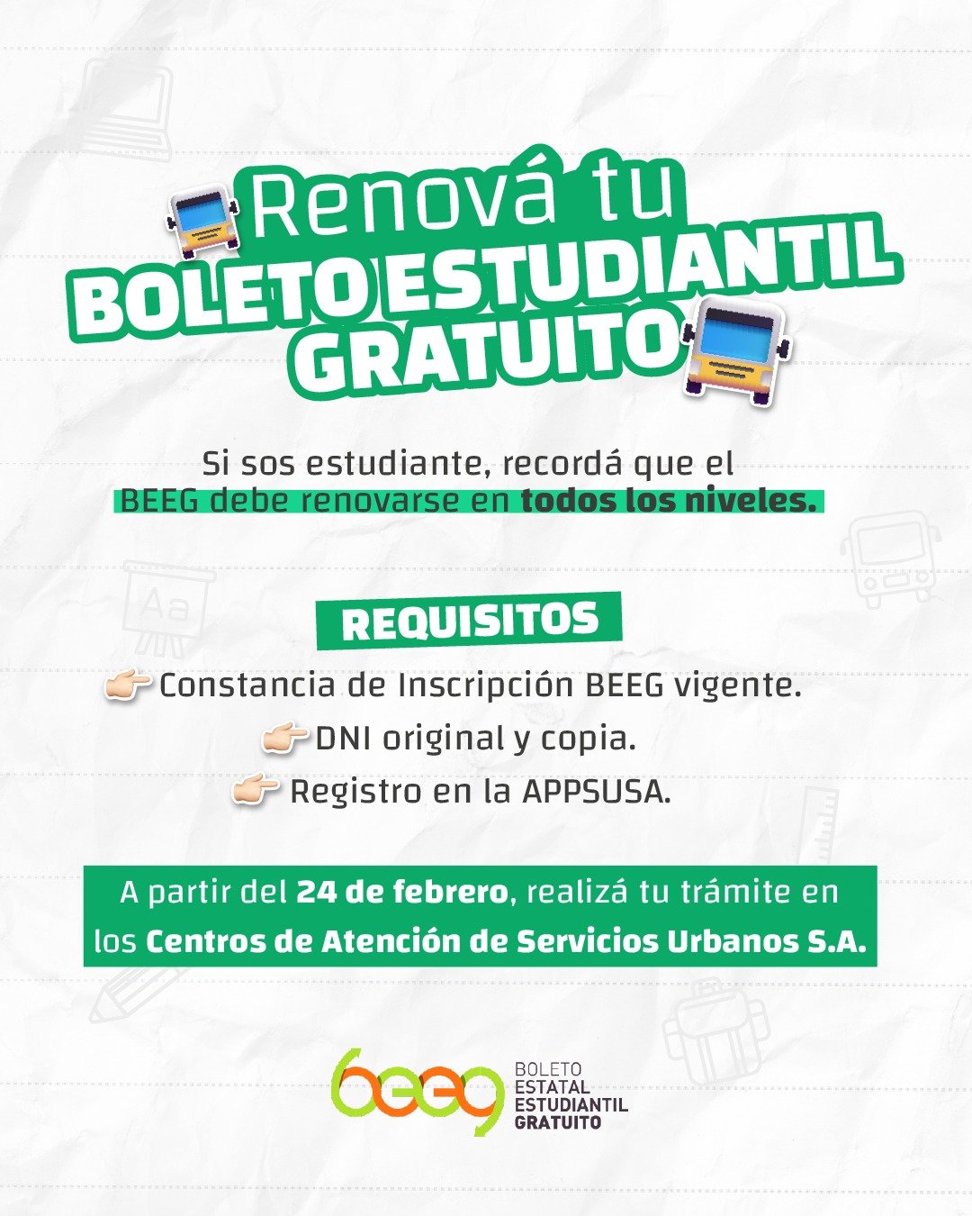 Boleto Estatal Estudiantil Gratuito Misionero imagen-7