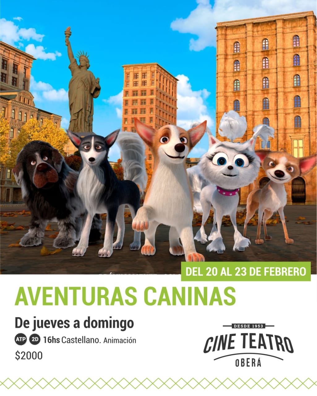 Cine Teatro Oberá: Te mostramos la cartelera del 20 al 23 de febrero imagen-5