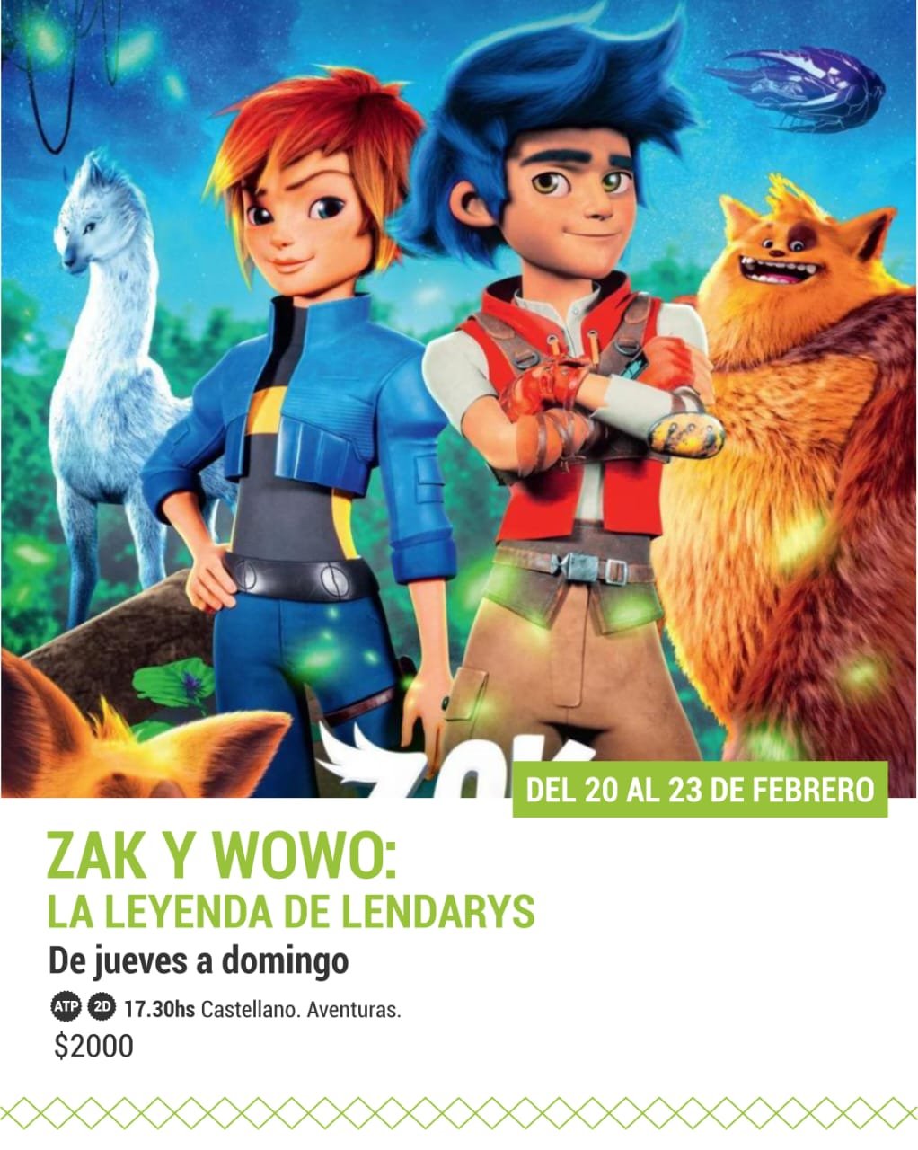 Cine Teatro Oberá: Te mostramos la cartelera del 20 al 23 de febrero imagen-7