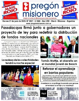 Tapa semanario Pregón Misionero 27/6/2025