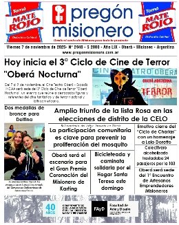 Tapa semanario Pregón Misionero 7/11/2025