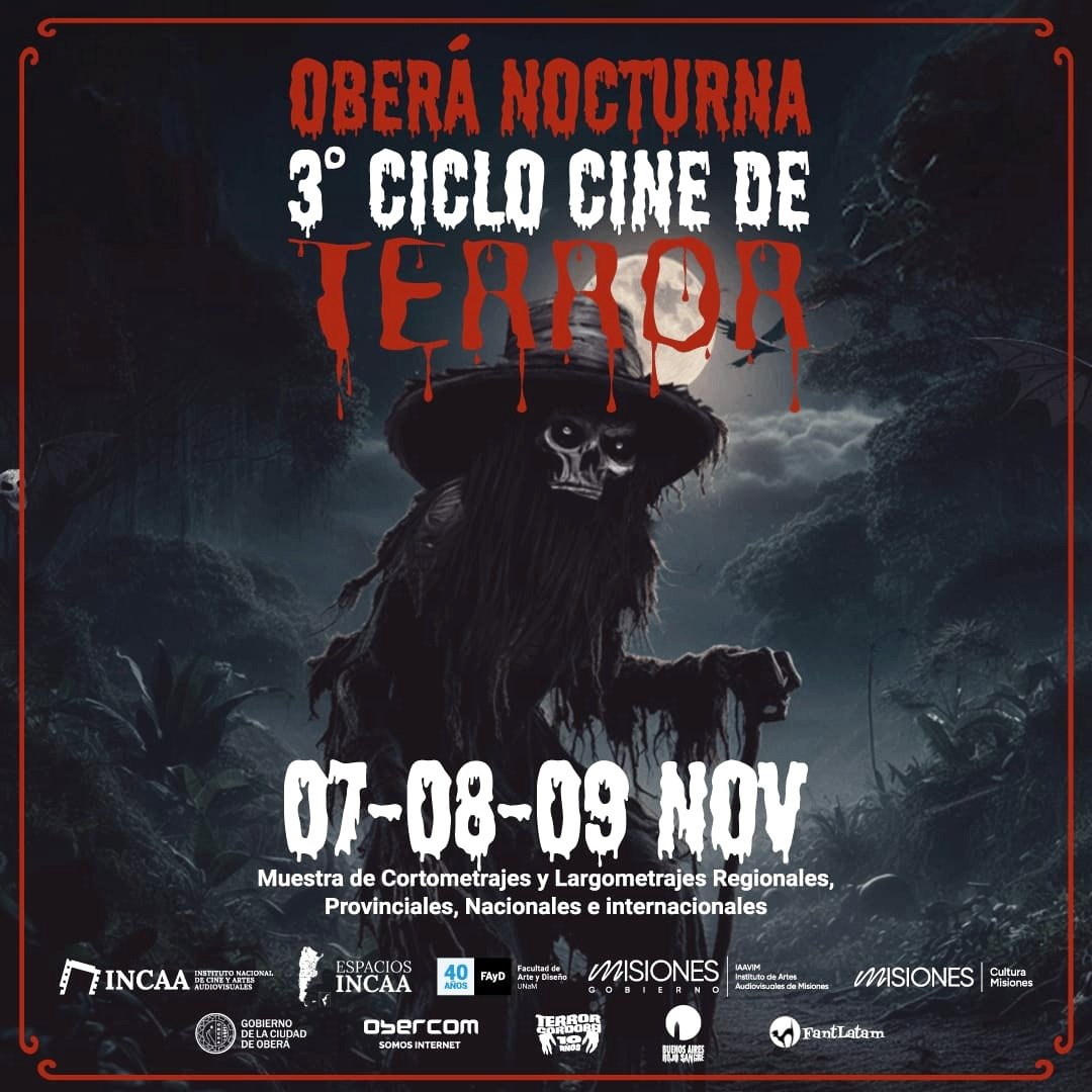 Oberá Nocturna 2025: El terror, las leyendas misioneras y el cine se dan cita en el Cine Teatro con entrada gratuita imagen-6