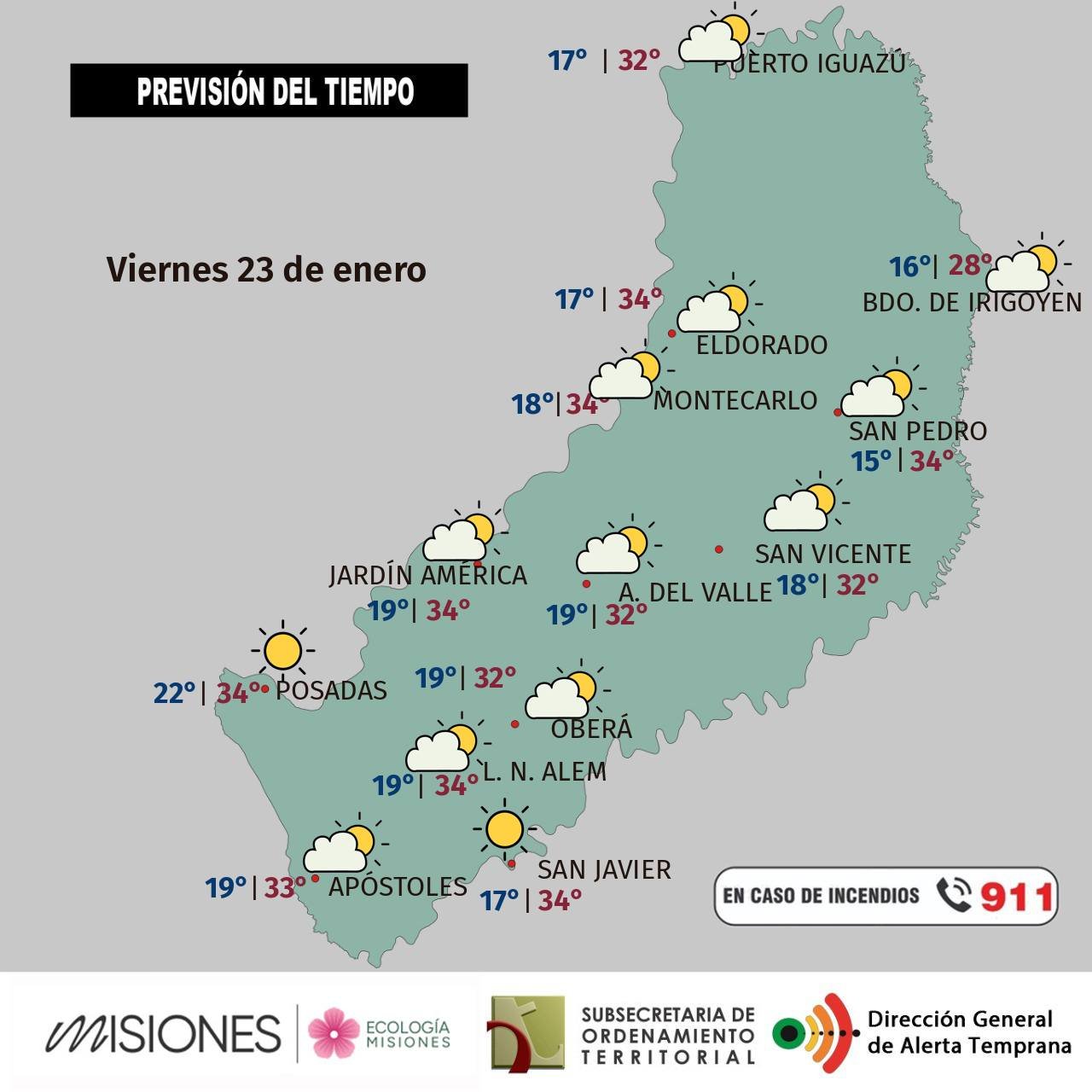 Fin de semana bien de verano en Misiones: sol, estabilidad y máximas en ascenso imagen-6