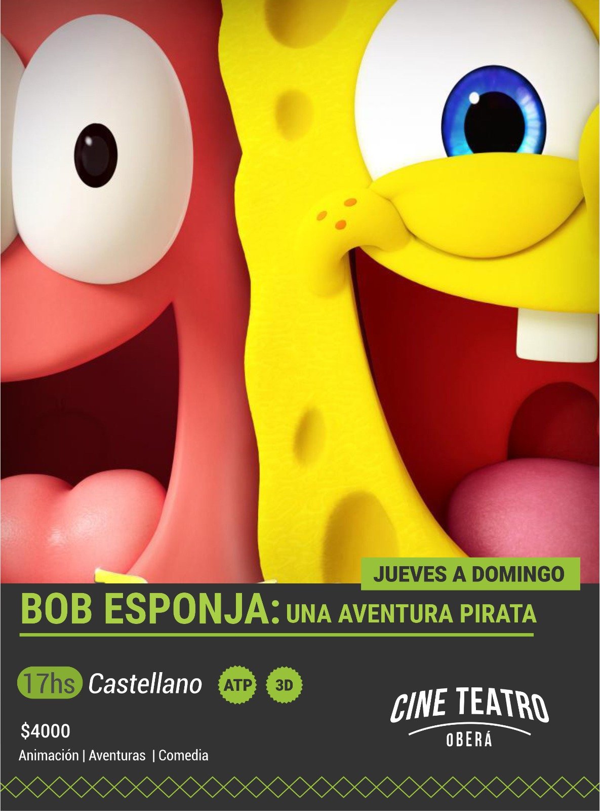 El Cine Teatro Oberá renueva su cartelera con tres estrenos para toda la familia imagen-6