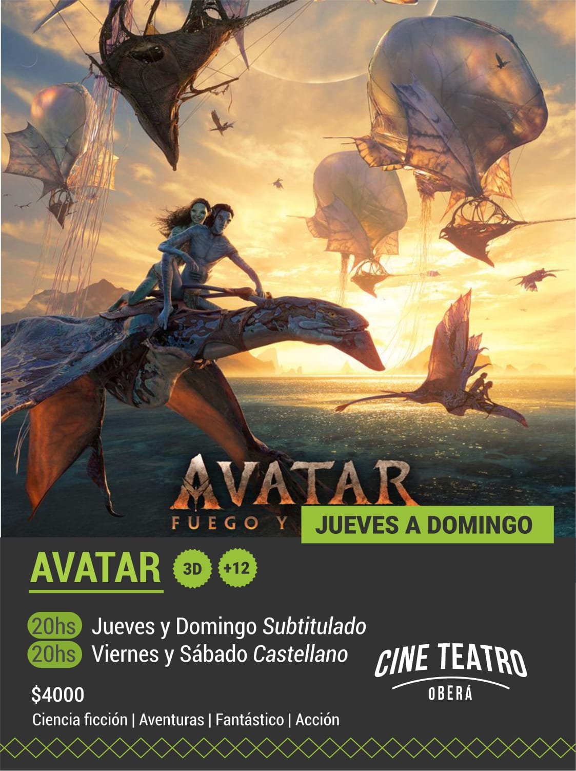 El Cine Teatro Oberá renueva su cartelera con tres estrenos para toda la familia imagen-10