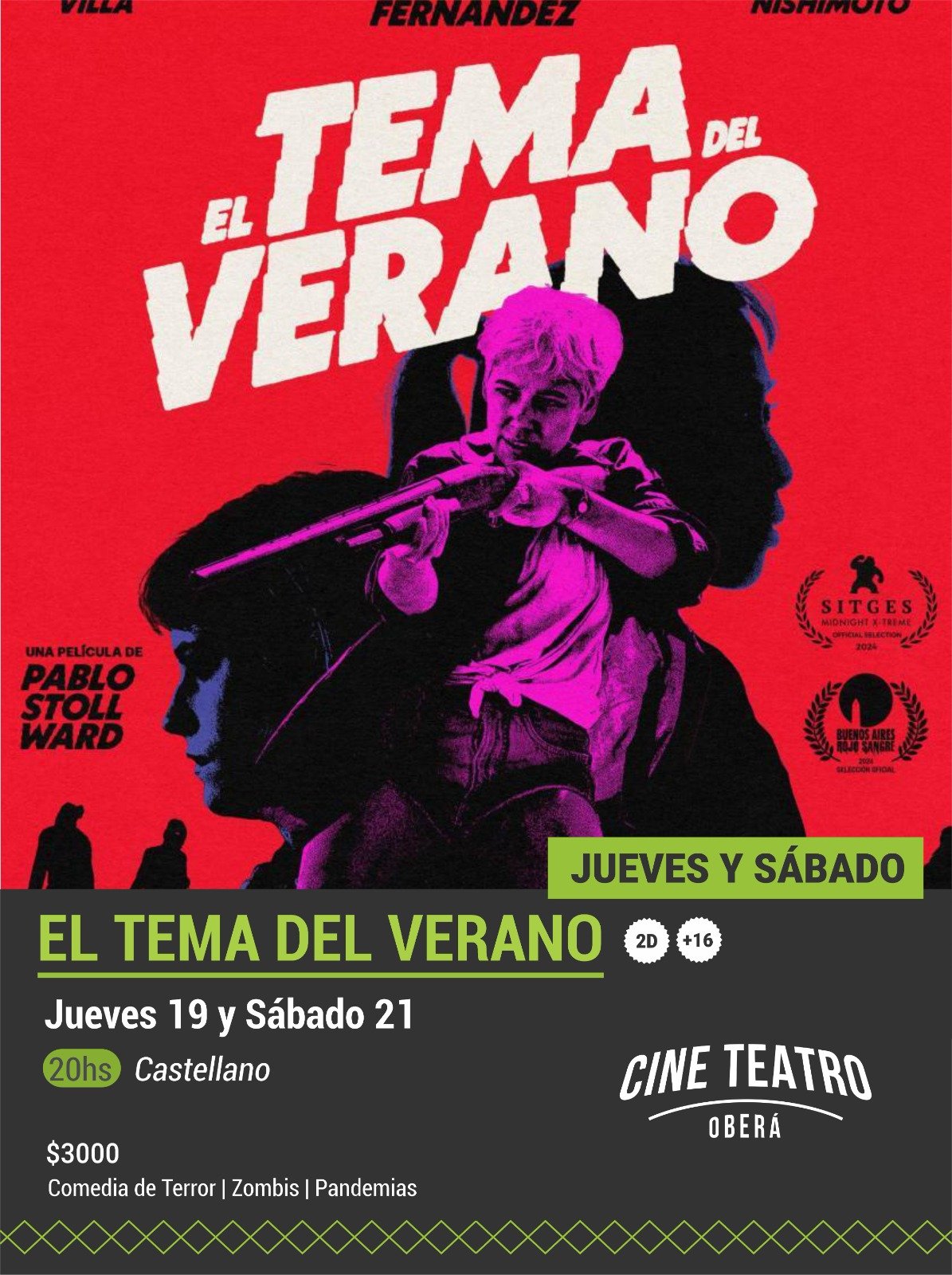 El Cine Teatro Oberá renueva su cartelera con propuestas para toda la familia y producciones locales imagen-11