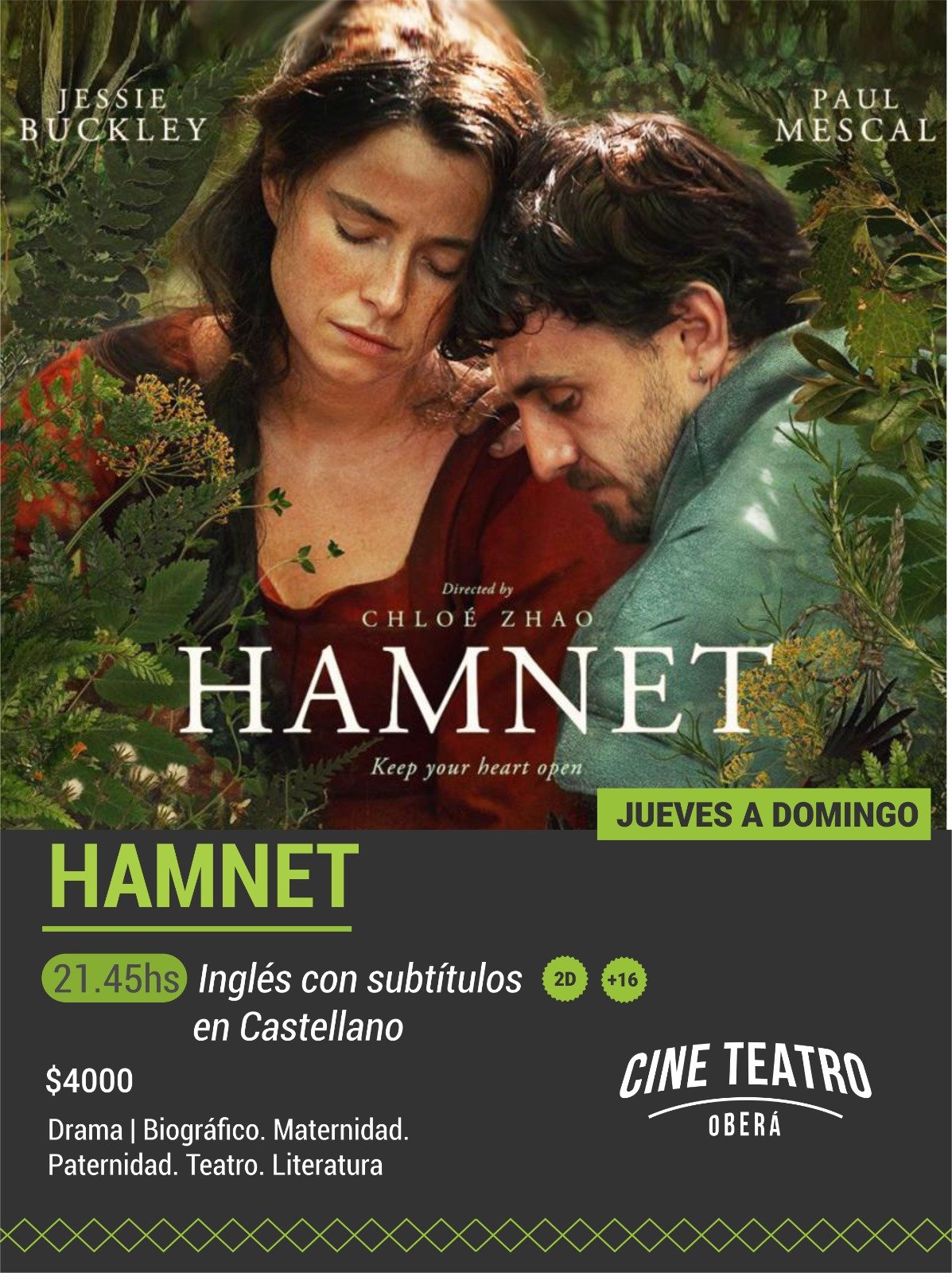 2×1 por el Día de los Enamorados en el Cine Teatro Oberá: cine para compartir en pareja, con amigos o en familia imagen-13