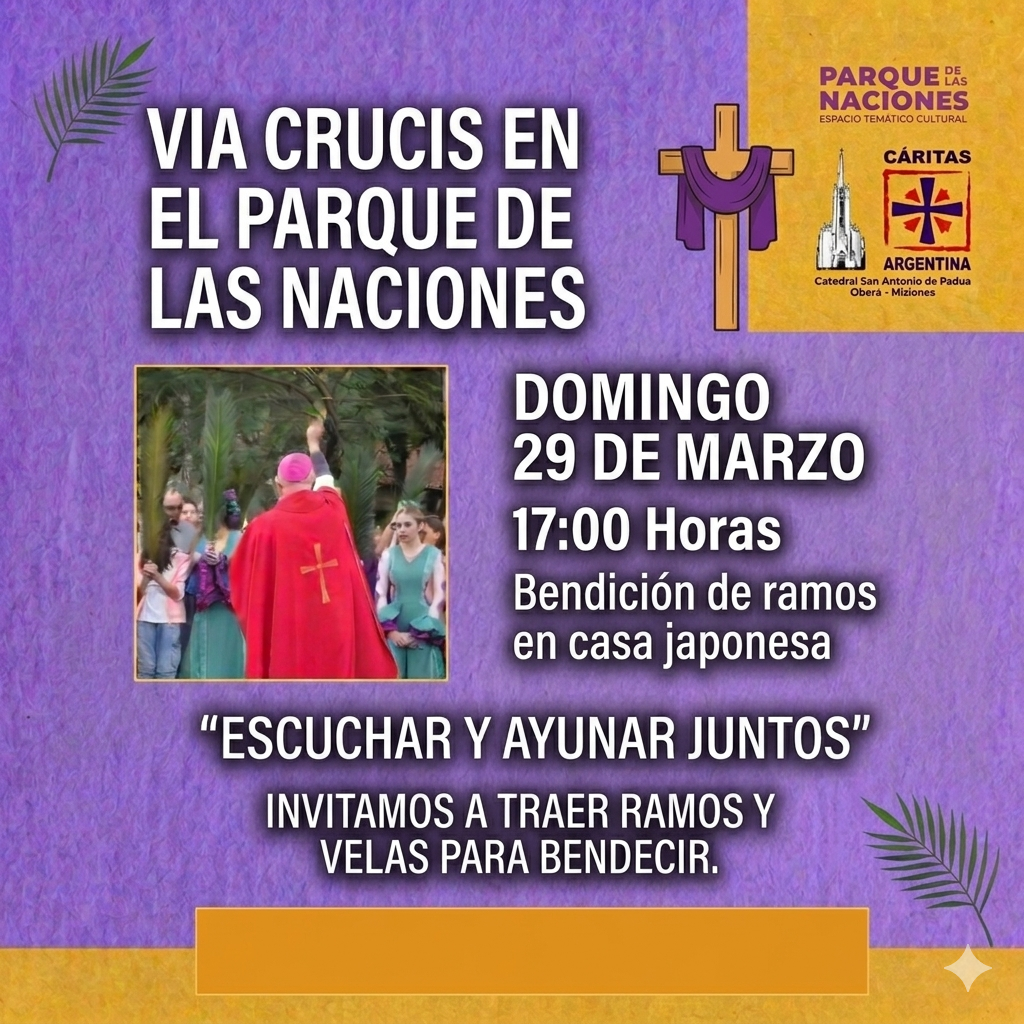 Convocan al Vía Crucis 2026 en Oberá bajo el lema “Escuchar y ayunar juntos” imagen-5