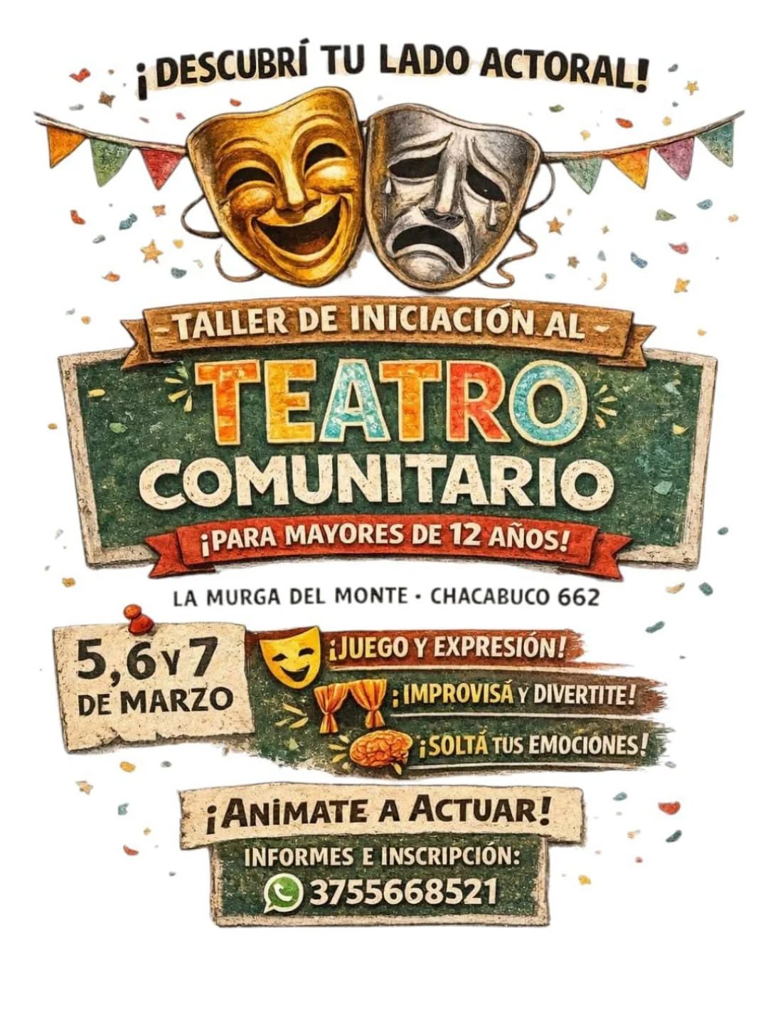 La Murga del Monte abre un taller para sumarse al teatro comunitario en Oberá imagen-5