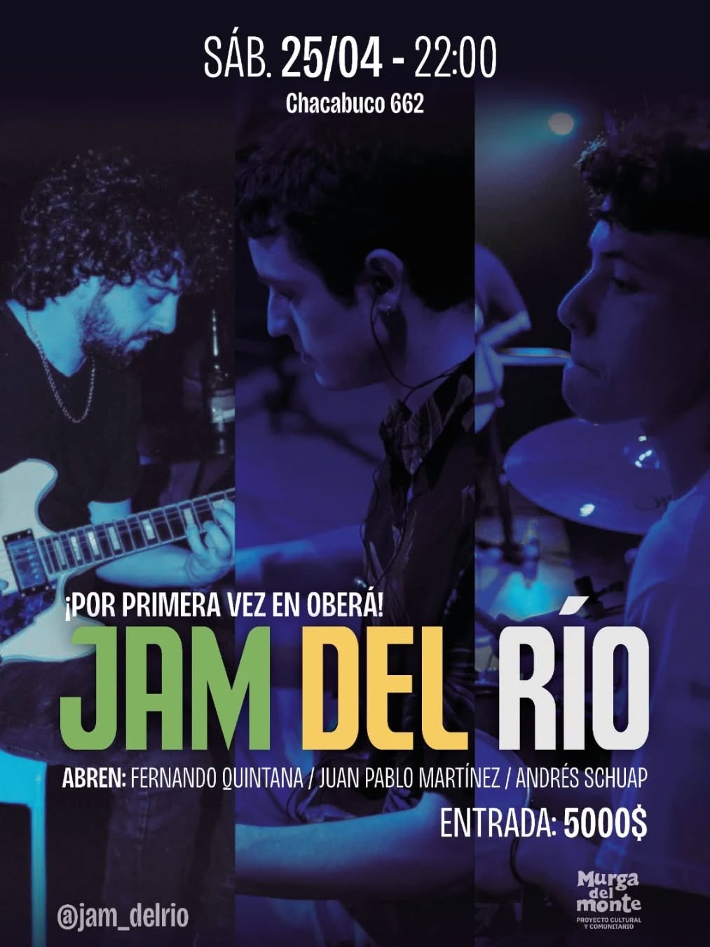 La “Jam del Río” llega por primera vez a Oberá con una propuesta abierta a músicos y público imagen-6