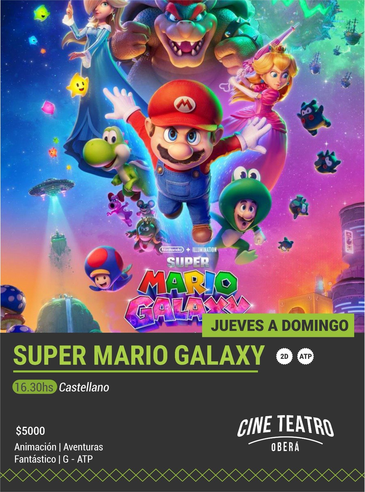 Nueva cartelera en el Cine Teatro Oberá con propuestas para toda la familia imagen-6