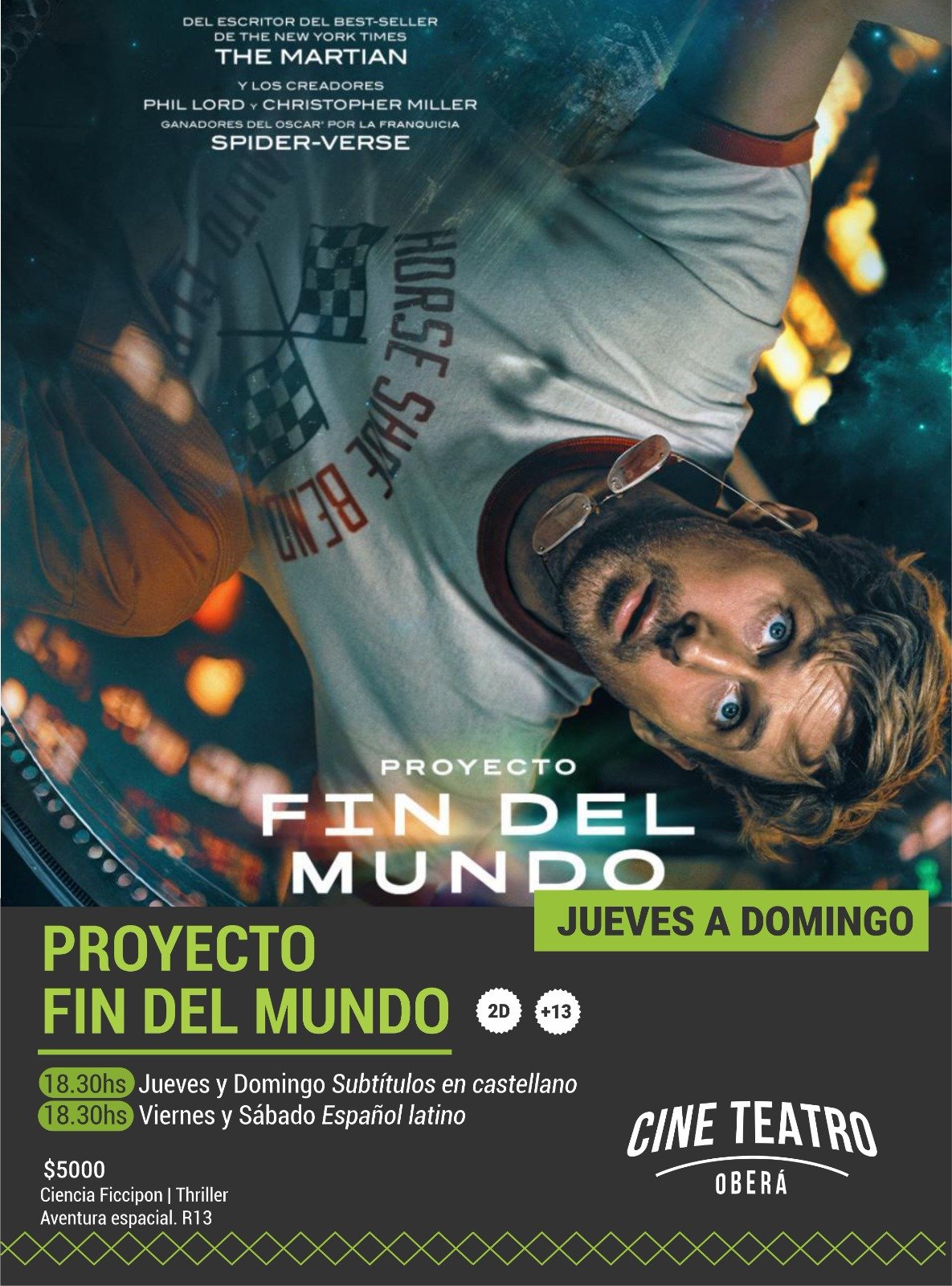 Nueva cartelera en el Cine Teatro Oberá con propuestas para toda la familia imagen-8