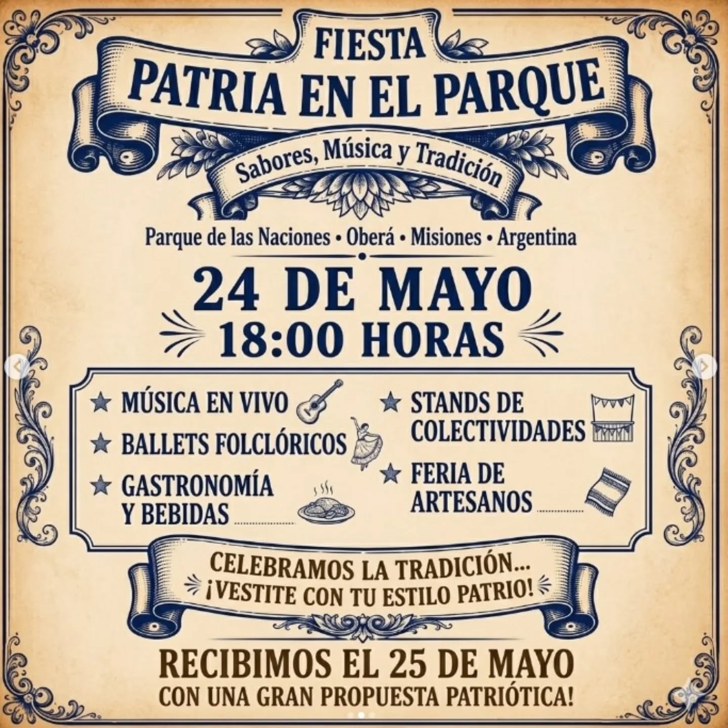 Fiesta Patria en el Parque: música, sabores y tradición para recibir el 25 de Mayo imagen-5