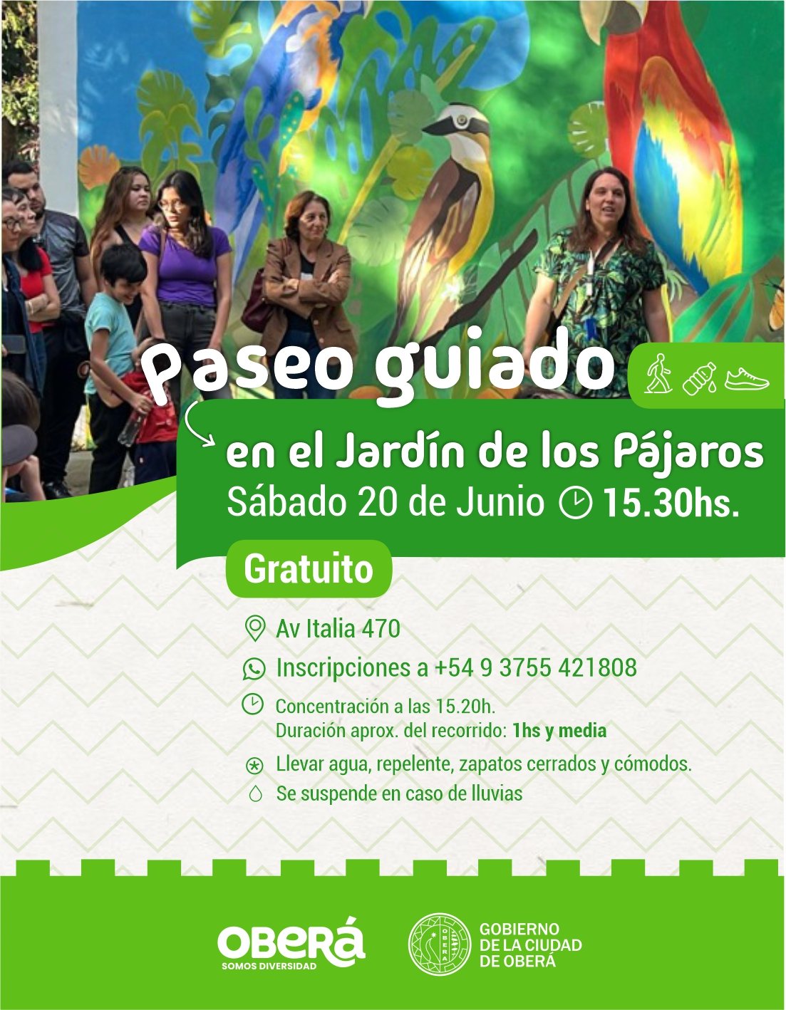 Paseo guiado gratuito en el Jardín de los Pájaros «Día de la Bandera Argentina» imagen-6