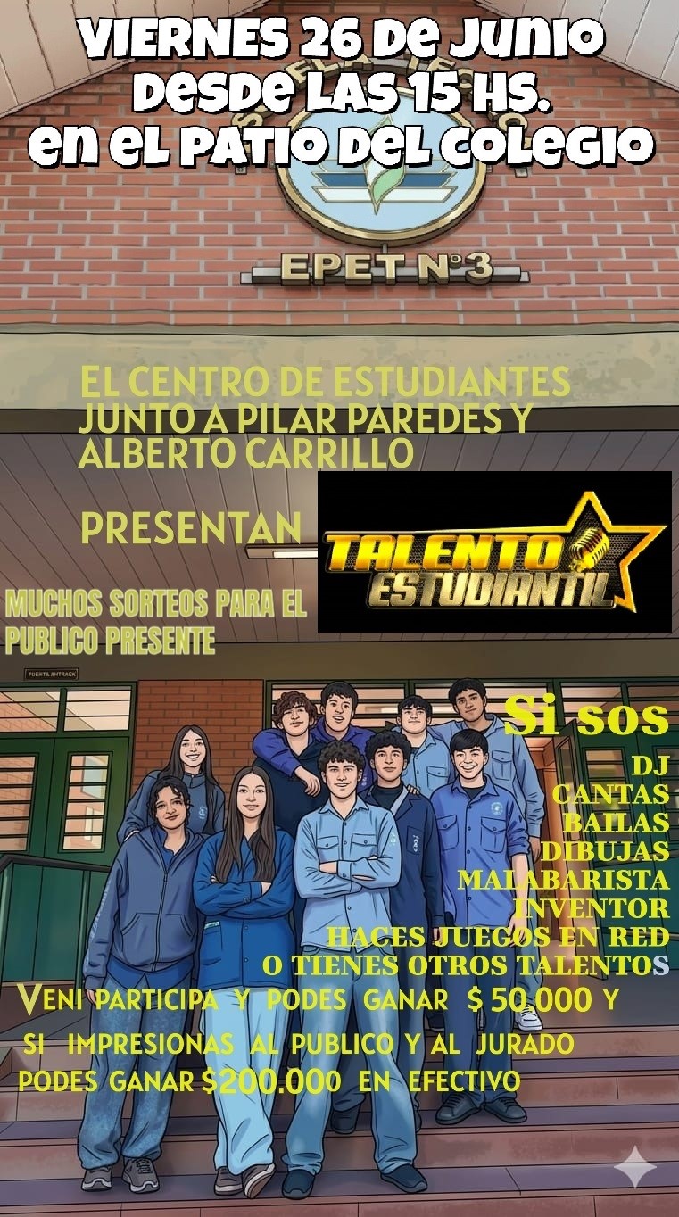 La EPET N°3 se prepara para una tarde llena de talento, música y premios. imagen-5