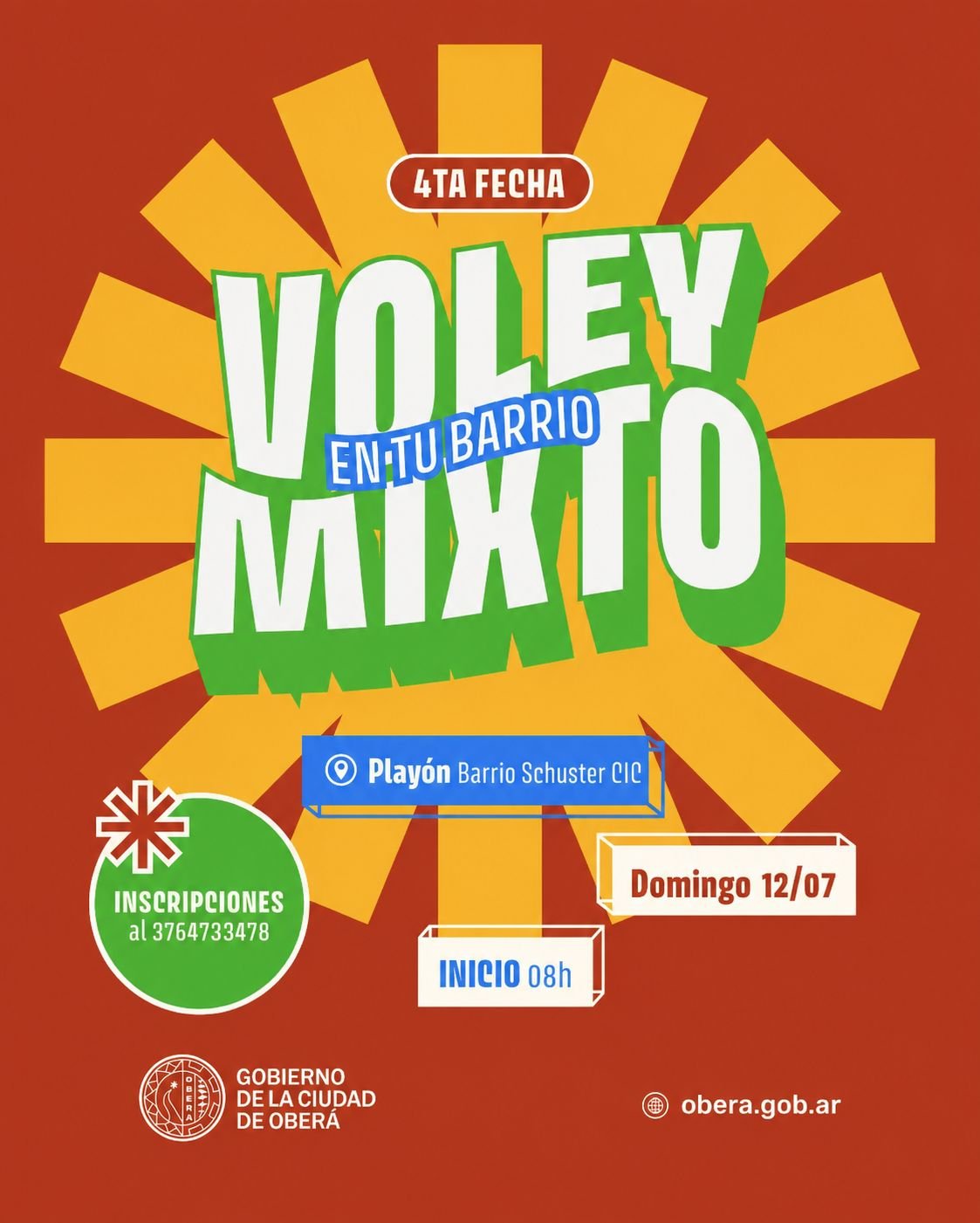 La cuarta fecha del “Vóley Mixto en tu Barrio” será en Villa Cristen imagen-5