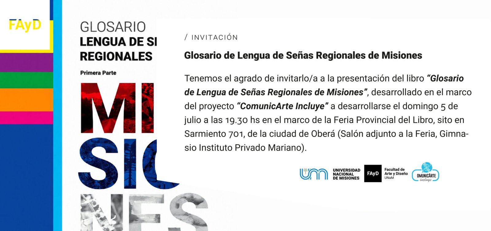 La Feria del Libro tendrá este domingo presentaciones sobre memoria, inclusión y patrimonio regional imagen-6