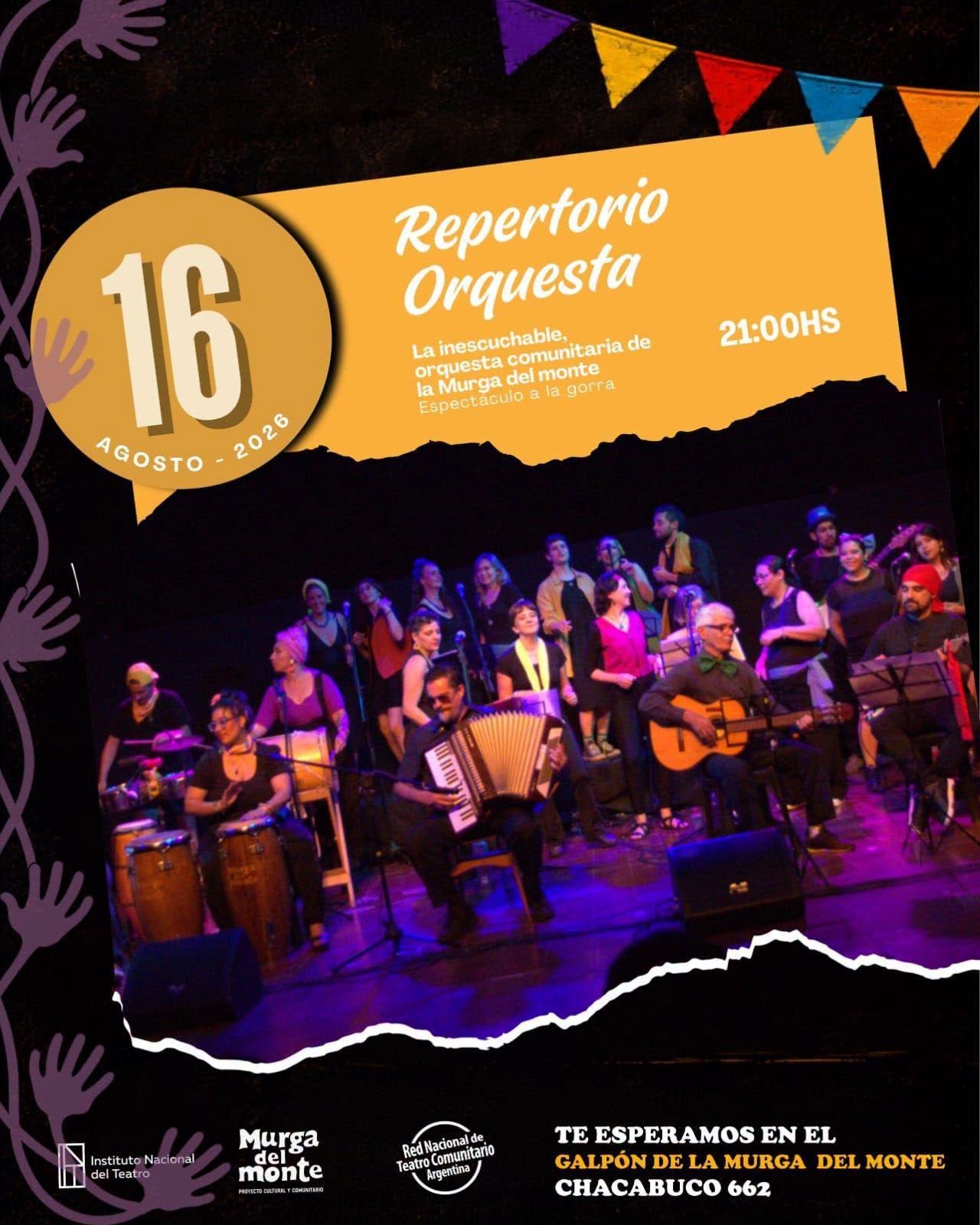 La Orquesta Comunitaria de la Murga del Monte vuelve con una noche de música en vivo imagen-6