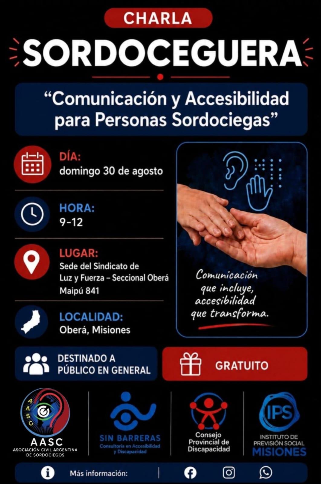 Comunicación que incluye: una charla para conocer y comprender la sordoceguera imagen-6