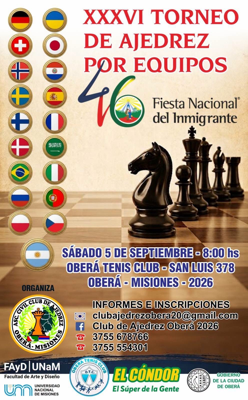 Torneo Internacional por Equipos «Fiesta Nacional del Inmigrante» en Oberá imagen-10