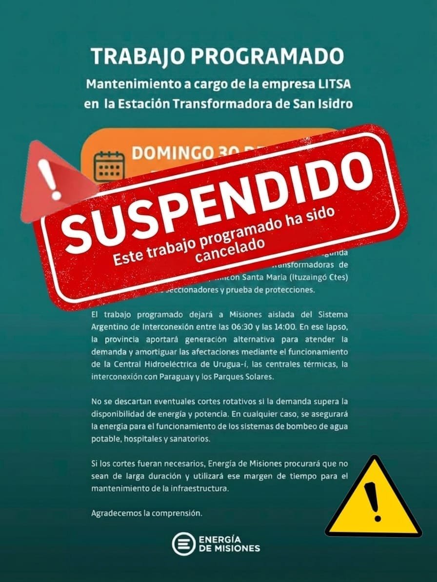 Suspendieron el mantenimiento previsto en San Isidro para este domingo imagen-6